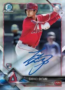Chrome Rookie Autos Shohei Ohtani