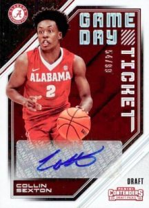 Game Day Ticket Signatures Collin Sexton Game Day Ticket Signatures Collin Sexton