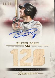 Home Run Kings Auto Relic Buster Posey