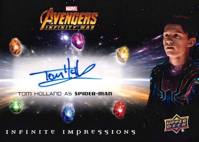 Infinite Impressions Auto Tom Holland as Spider-Man