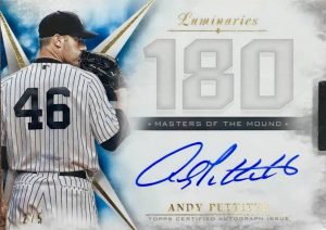 Masters of the Mound Auto Andy Pettitte