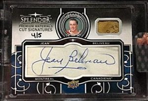Premium Materials Cut Signatures Jean Beliveau Premium Materials Cut Signatures Jean Beliveau