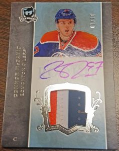 2007-08 Rookie Tribute Auto Patch Connor McDavid