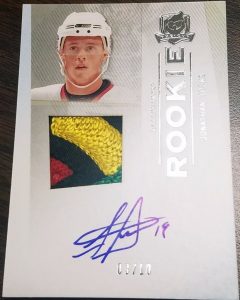 2009-10 Rookie Tribute Auto Patch Jonathan Toews
