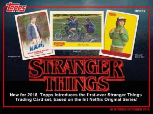2018 Topps STRANGER THINGS Netflix Series Trading Cards 24pk Retail Display Box 