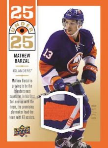 25 Under 25 Jersey Relics Mathew Barzal