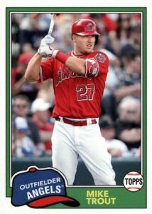 Base 1981 Mike Trout