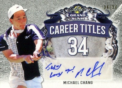 Career Titles Michael Chang