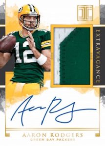 Extravagance Patch Auto Gold Aaron Rodgers