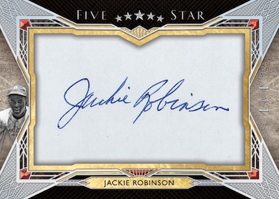 Five Star Cut Signatures Jackie Robinson