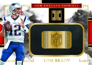 Gold NFL Shields Tom Brady