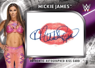 Auto Kiss Cards Mickie James