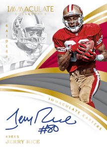 Immaculate Careers Auto Jerry Rice