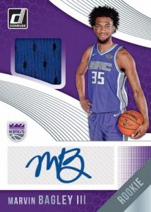 Rookie Material Signatures Marvin Bagley III