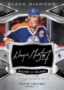 Silver on Black Signatures Wayne Gretzky
