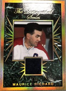 The Distinguished Series Relics Maurice Richard