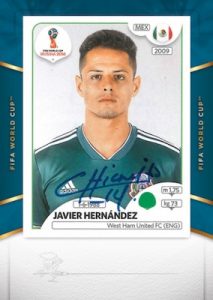 World Cup Sticker Signatures Javier Hernandez