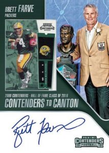 Contenders to Canton Auto Brett Farve Contenders to Canton Auto Brett Farve