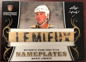 Nameplates Mario Lemieux Nameplates Mario Lemieux