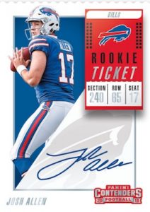 Rookie Ticket Stub RPS Auto Josh Allen Rookie Ticket Stub RPS Auto Josh Allen