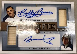 Signature Sticks 2 Bobby Baun, Borje Salming Signature Sticks 2 Bobby Baun, Borje Salming