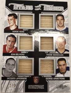 Titans of Timber Gordie Howe, Tim Horton, Jean Beliveau, Frank Mahovlich, Jacques Lapperier, George Armstrong Titans of Timber Gordie Howe, Tim Horton, Jean Beliveau, Frank Mahovlich, Jacques Lapperier, George Armstrong