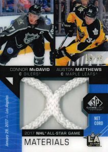 2017 NHL All-Star Game Dual Net Cord Duals Connor McDavid, Auston Matthews