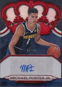 Crown Auto Rookies Michael Porter Jr Crown Auto Rookies Michael Porter Jr