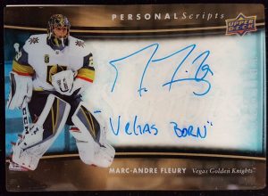 Personal Scripts Marc-Andre Fleury