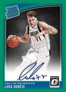 Rated Rookie Signatures Green Luka Doncic