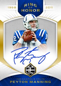 Ring of Honor Auto Peyton Manning