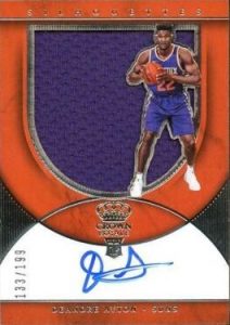 Rookie Silhouettes Auto Jersey RPA DeAndre Ayton