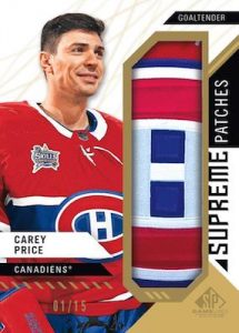 Supreme Patches Carey Price