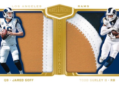Double Coverage Relics Jared Goff, Todd Gurley II