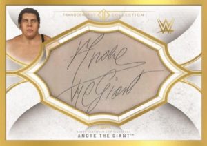 Oversized Tribute Cut Signatures Andre the Giant
