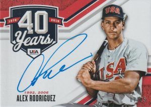 Alumni 40th Anniversary Signatures Alex Rodriguez