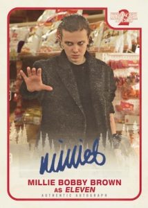 Autographs Millie Bobby Brown as Eleven
