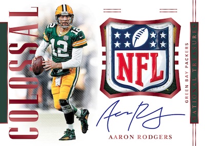 Colossal NFL Shields Sig Aaron Rodgers MOCK UP