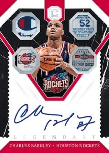 Legendary Cornerstone Auto Quad Relic Charles Barkley MOCK UP