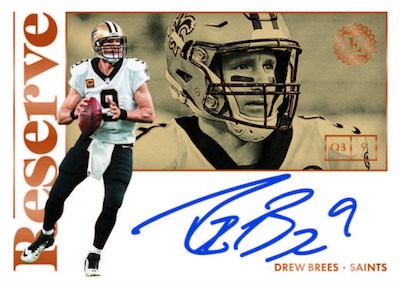 Reserve Signatures Drew Brees
