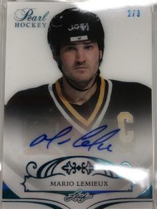 Base Auto Mario Lemieux Base Auto Mario Lemieux