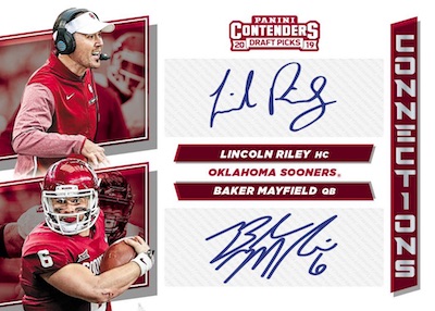 Collegiate Connections Signatures Lincoln Riley, Baker Mayfield