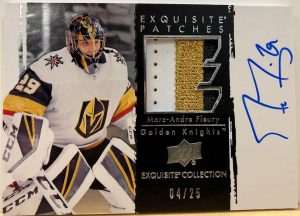 Exquisite Collection Material Signatures Patches Marc-Andre Fleury