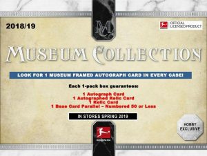 2018-19 Topps Museum Collection Bundesliga Soccer