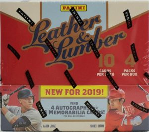 2019 Panini Leather and Lumber 2019 Panini Leather and Lumber
