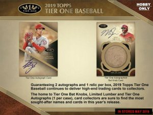 2019 Topps Tier One Baseball