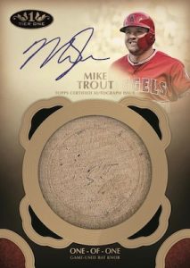 Auto Tier One Bat Knobs Mike Trout