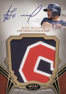 Autographed Prodigious Patches Jose Altuve