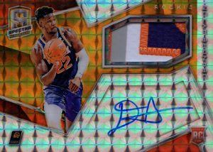 Rookie Jersey Auto Neon Orange DeAndre Ayton