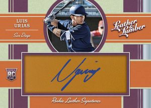 Rookie Leather Signatures Luis Urias Rookie Leather Signatures Luis Urias